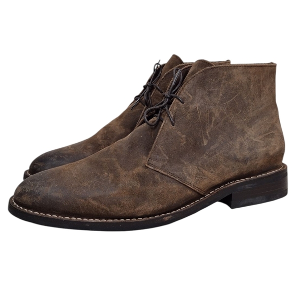Thursday Boot Company Scout Mocha Leather Lace Up Casual Chukka Boots Sz 13 - Picture 1 of 15